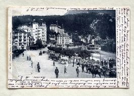 Brunnen - Quai - Ankunft des Dampfschiffs - 1904