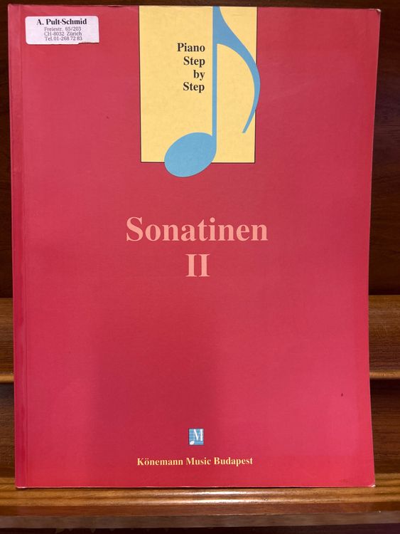 Libri: Sonatinen II - Klaviernoten für Anfänger & Fortgeschritte... – Usato da Basel venduto da holi12