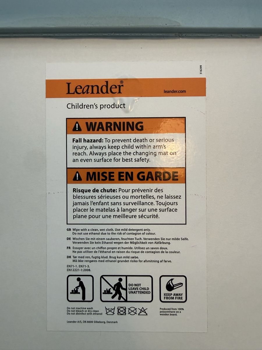 Leander Wickeltisch & Zubehör: Wickelmatte Leander – Gebraucht aus Schaan von Nari1 3
