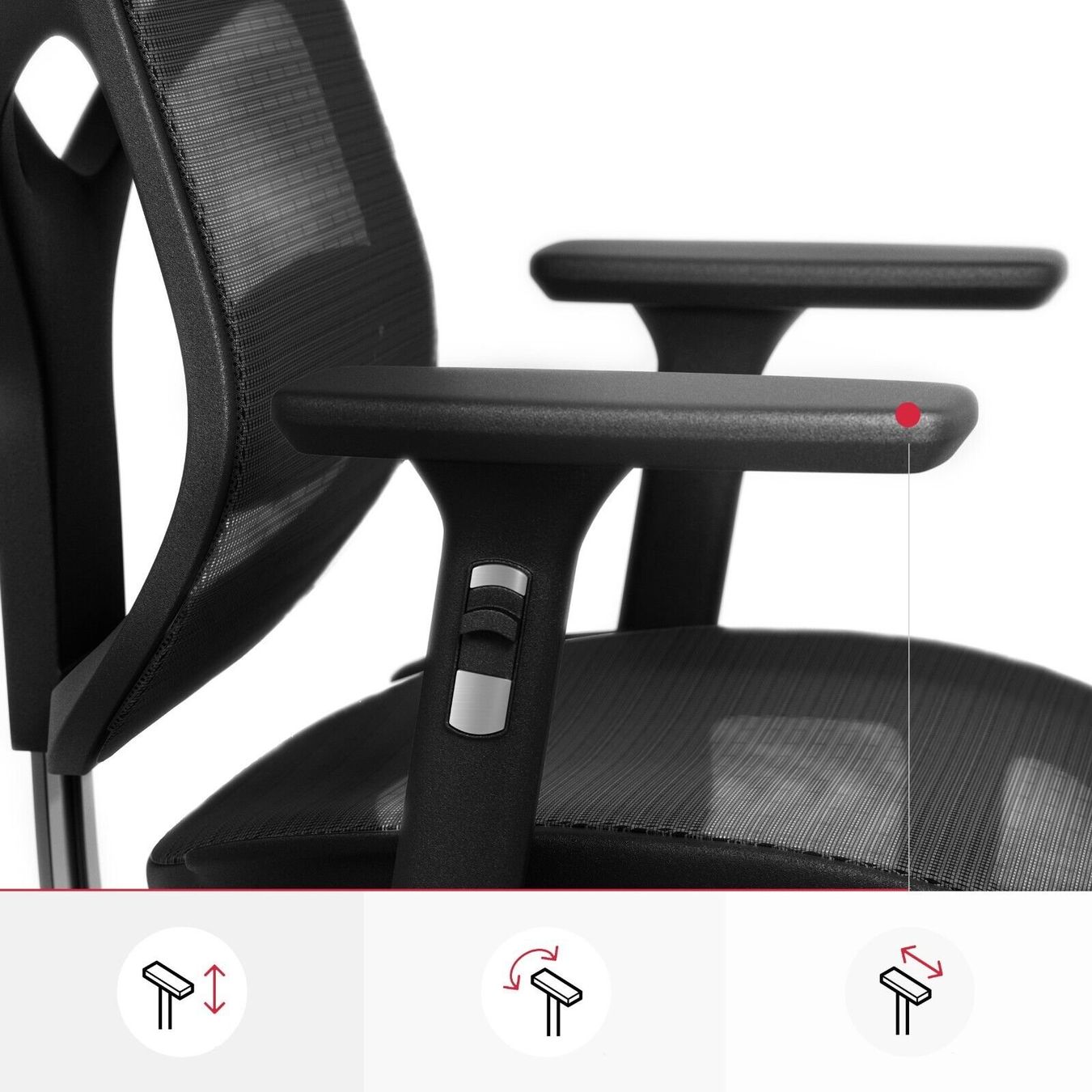 Sedie: Ergonomischer Schreibtischstuhl Diablo V-Basic - Schwarz – Nuovo e nell'imballaggio originale da Wallenwil venduto da toesstal-vertrieb 5