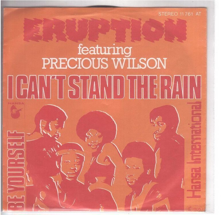 Dischi in vinile: Eruption  --  I can`t stand the Rain   Single7 – Usato da Rheinau venduto da asteng
