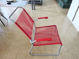 Schaffner Säntis Spaghetti Lounger mit Kufen, Armlehnen und 
