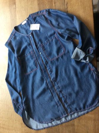 nulu JEANSBLUSE BLUSE/HEMD GR.38/M neu
