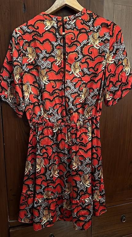 Vestiti: Seidenkleid mit Tigerprint – Usato da Winterthur venduto da Mausklick75 3