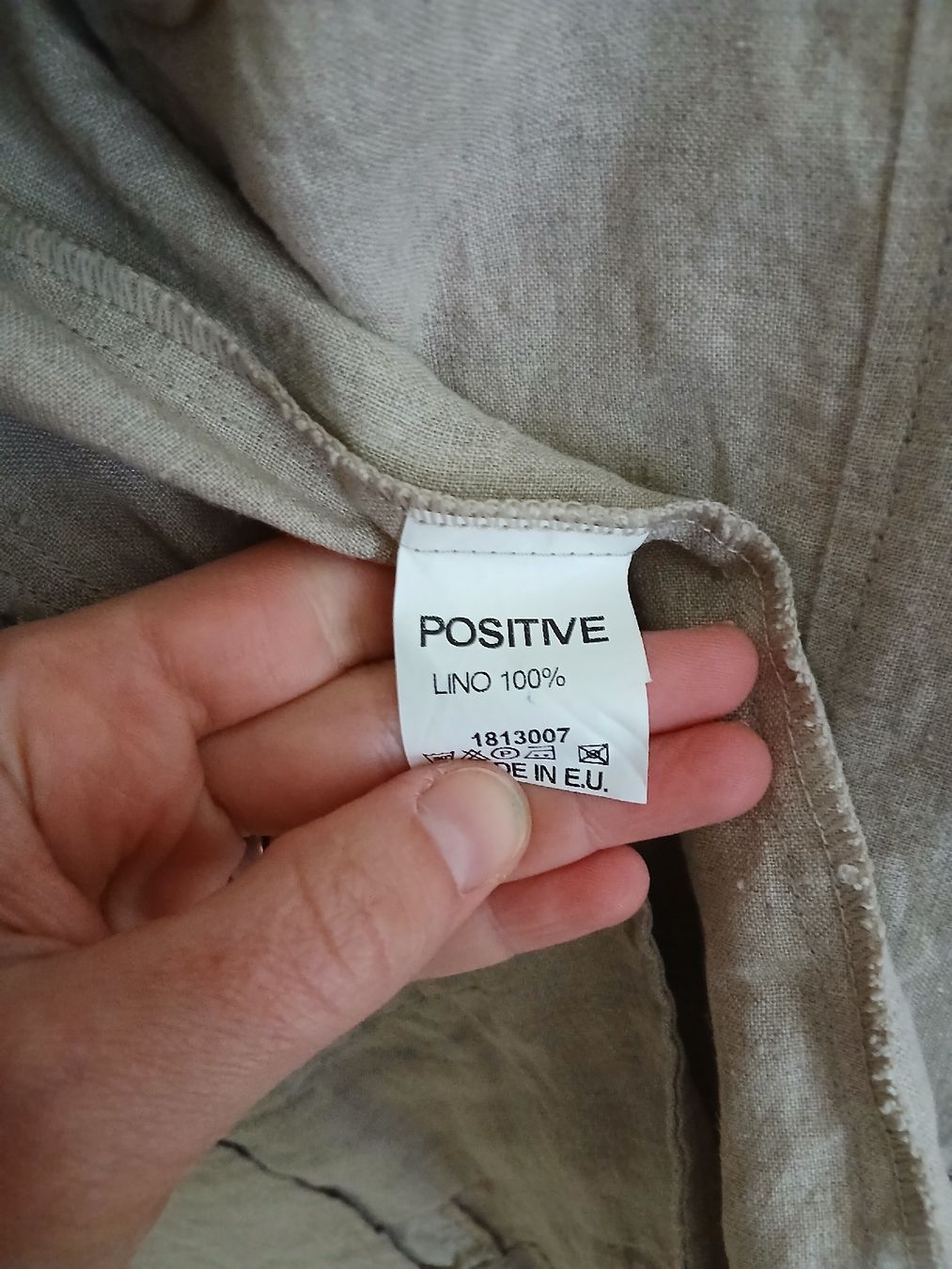 Camicette: Linen Shirt Blouse POSITIVE Size M – Nuovo (secondo la descrizione) da Wil SG venduto da tre_g2l7 3