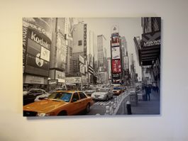 Times Square New York City Wall Art Canvas Print