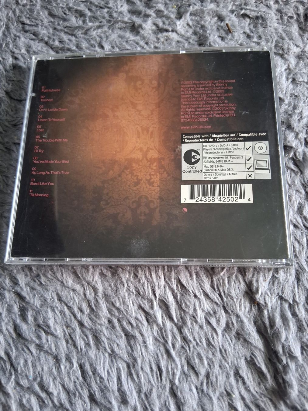 CD: SKIN      FLESHWOUNDS    CD – Usato da Wetzikon ZH venduto da Ramones01 1