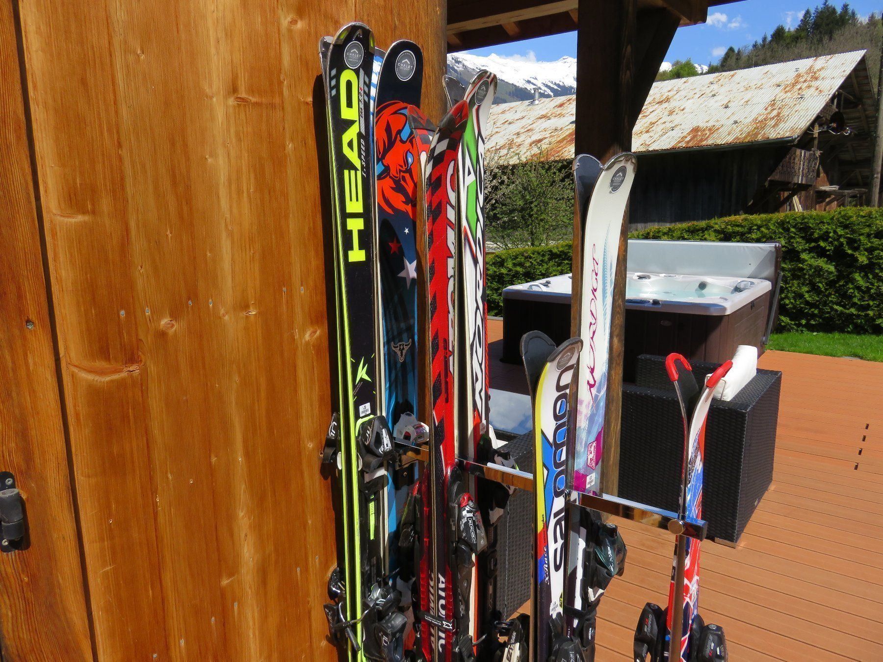 Sci: Rangement mural perpendi 8 paires ski – Nuovo e nell'imballaggio originale da Mettmenstetten venduto da Ollivier 1