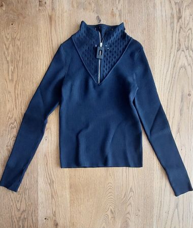 Sandro Strickpullover, Grösse 44, Marineblau, Top Zustand!