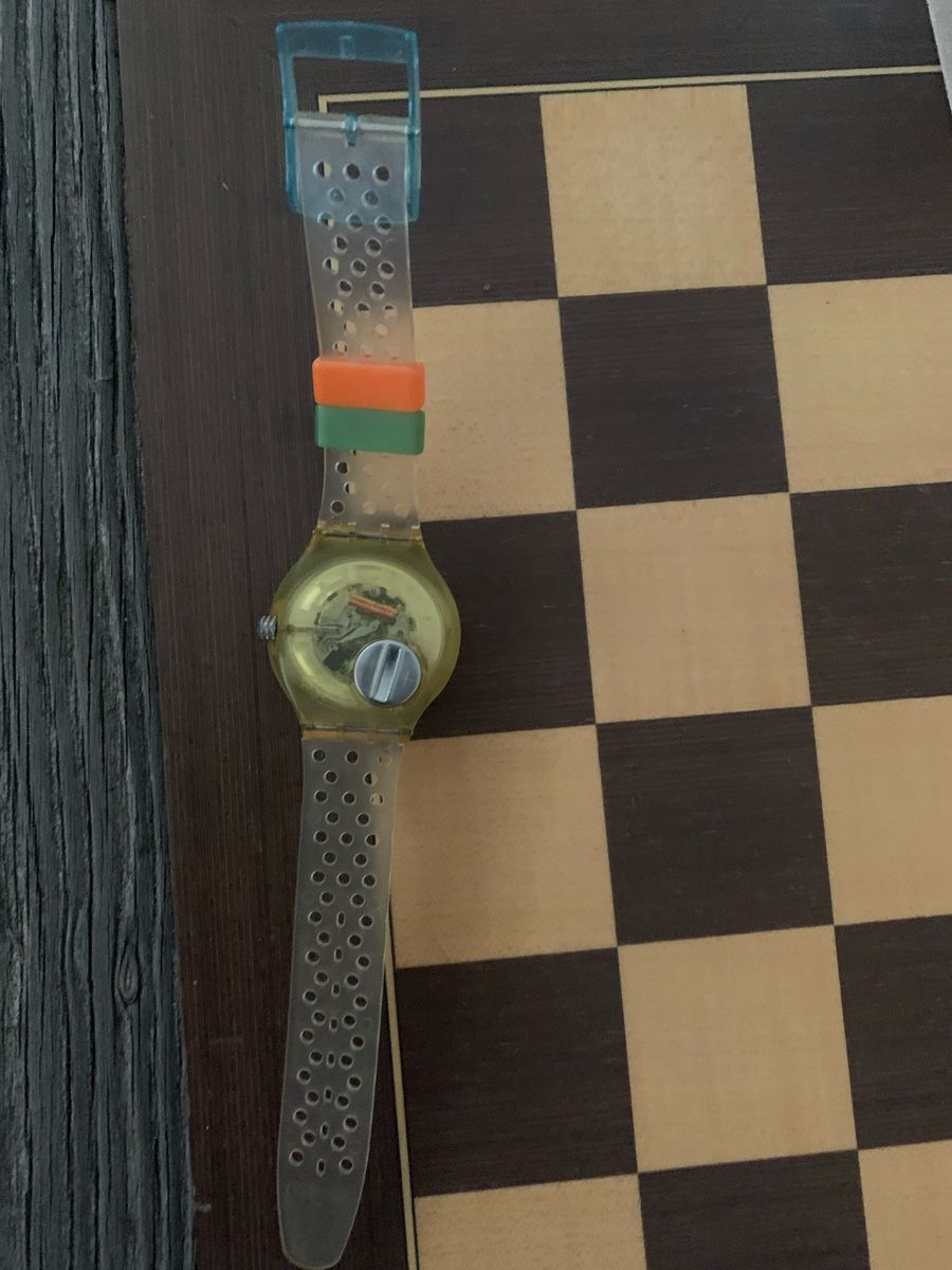 Swatch Uhren: Swatch Uhr Scuba Jelly bubbles 1990 – Gebraucht aus Brugg AG von Simone92 1