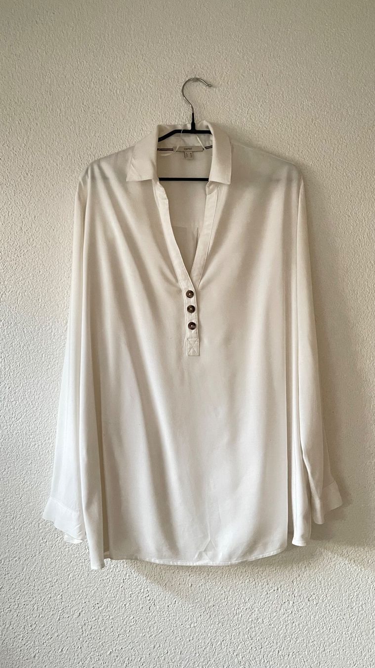 Esprit Camicette: ESPRIT L XL /NP65CHF Viscose Bluse Weiss – Nuovo (secondo la descrizione) da Kölliken venduto da Prscoo 1