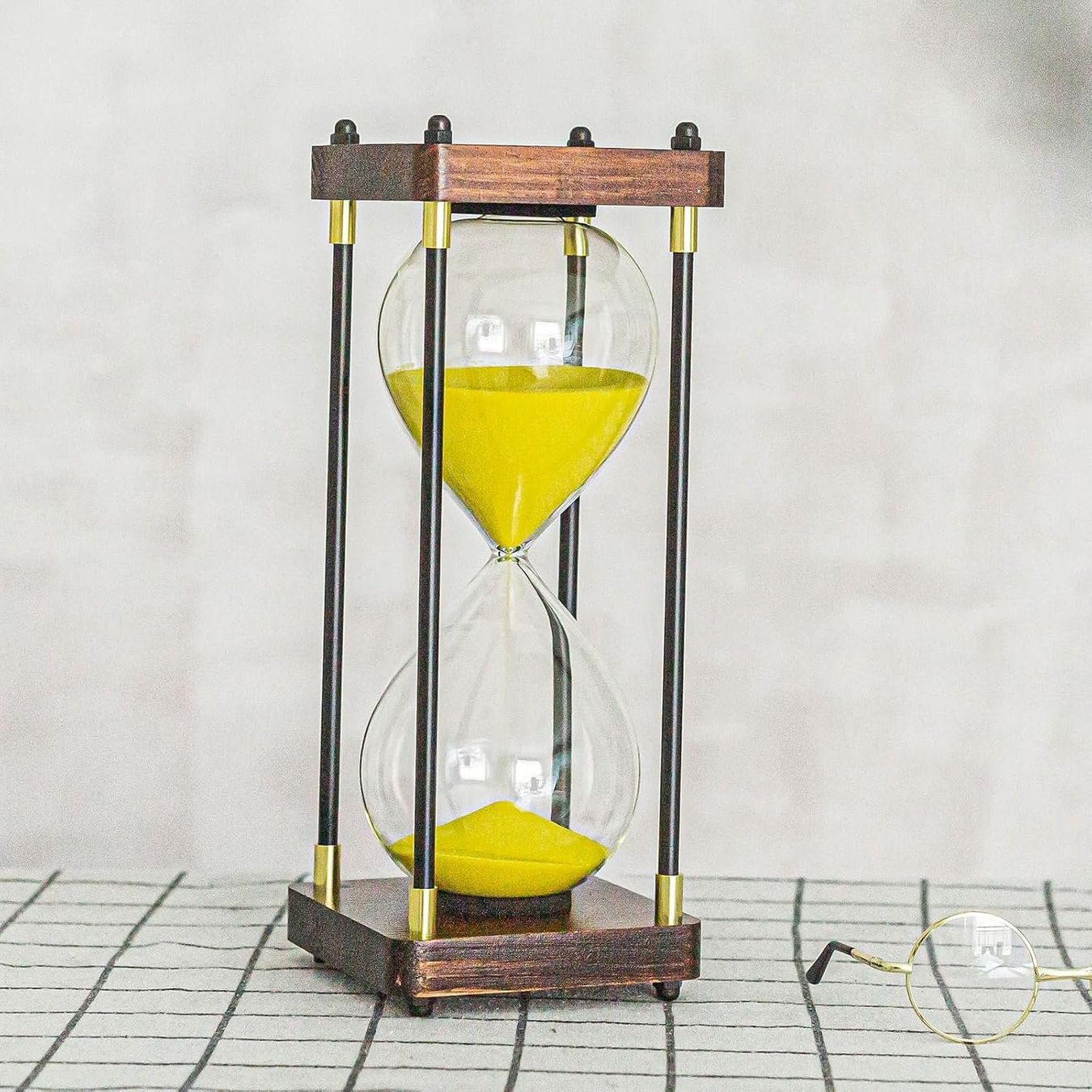 Orologi: Große Sanduhr, Sanduhren-Timer 60 Minuten – Nuovo e nell'imballaggio originale da Gränichen venduto da omniadeals