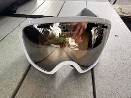 POC Skibrille weiss verspiegelt neuwertiger Zustand