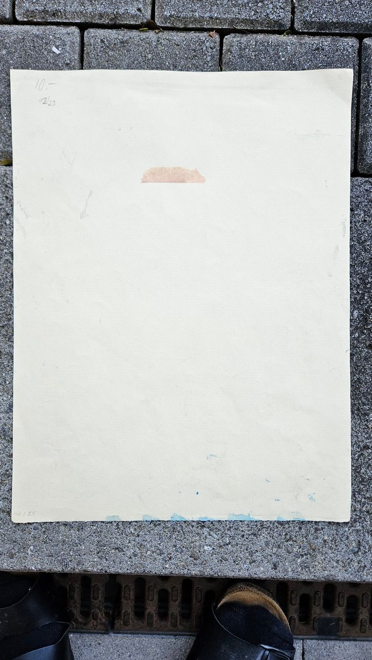 Dipinti: Bergbach, Top Aquarell, M. Stecher – Usato da Dietlikon venduto da Justus4 2