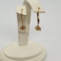 Echt 18K Gold - Elefanten Ohrhänger