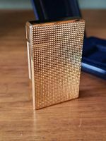 Vintage Hadson Feuerzeug Gasfeuerzeug unbenutzt Goldfarbe