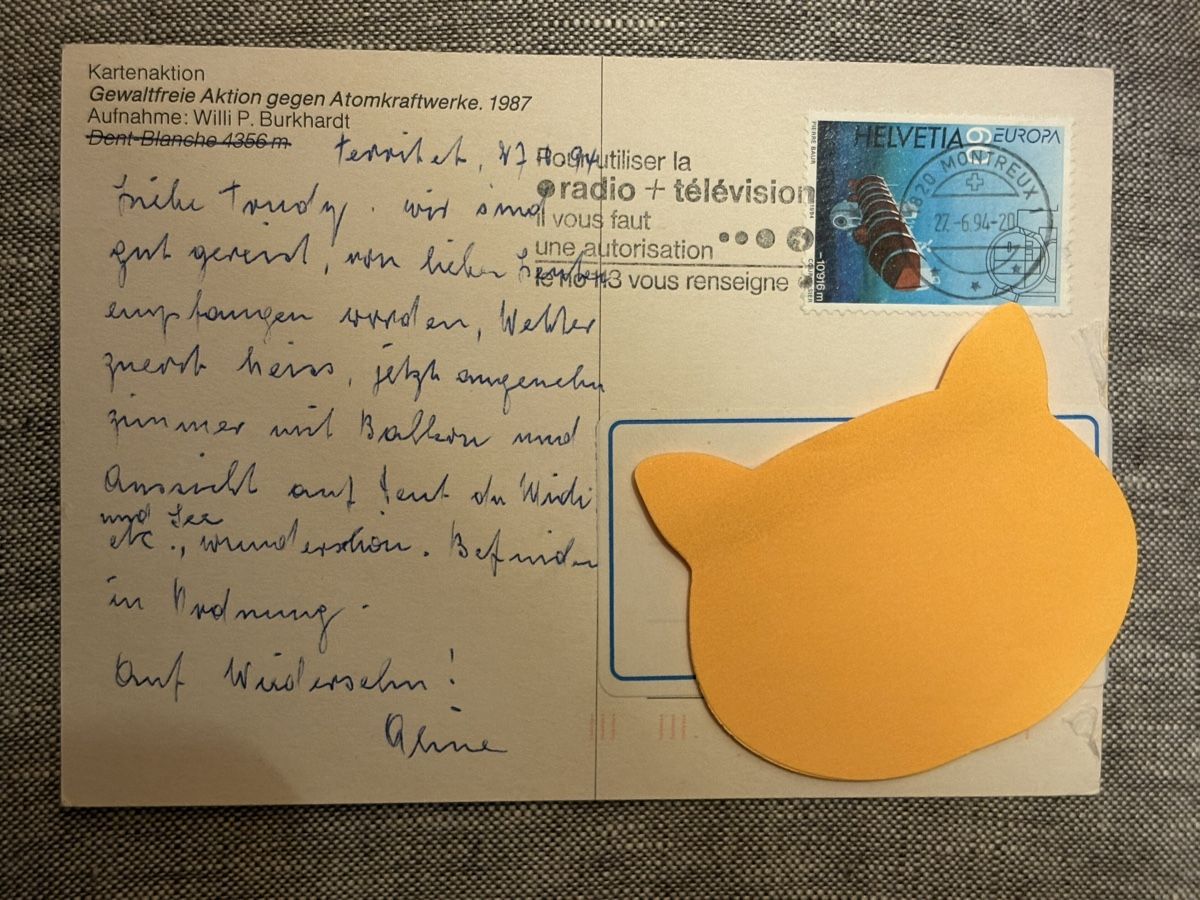 Cartoline postali: AK mit Bergpanorama Dent Blache – Usato da Rümlang venduto da Kartenpost1 1