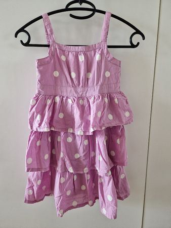 Trägerkleid gepunktet