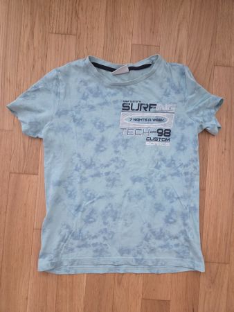 T-Shirt C&A Grösse 146cm mit Print hellblau guter Zustand