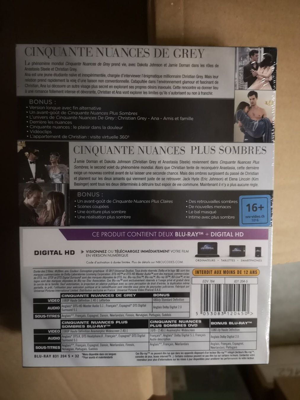 Alle DVDs: 2 Blu-Ray Cinquante Nuances – Neu und originalverpackt aus Dulliken von veryss 1