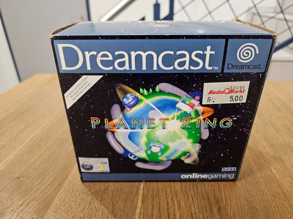 Microphone Planet Ring Sur Blister – Sega Dreamcast – Neuf Sous Blister – Jeu PAL
