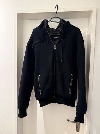 Kaputzenjacke Hoodie Schwarz Grösse M