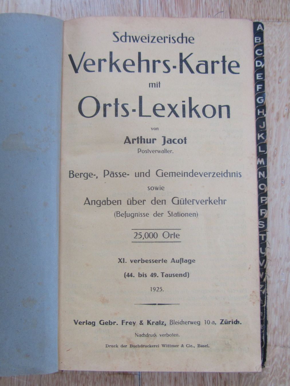 Livres: Schweizerisches Orts-Lexikon, 1925 – D'occasion à Seengen par mikelele 1