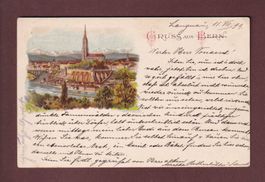 Gruss aus BERN - 1899 Litho Künzli