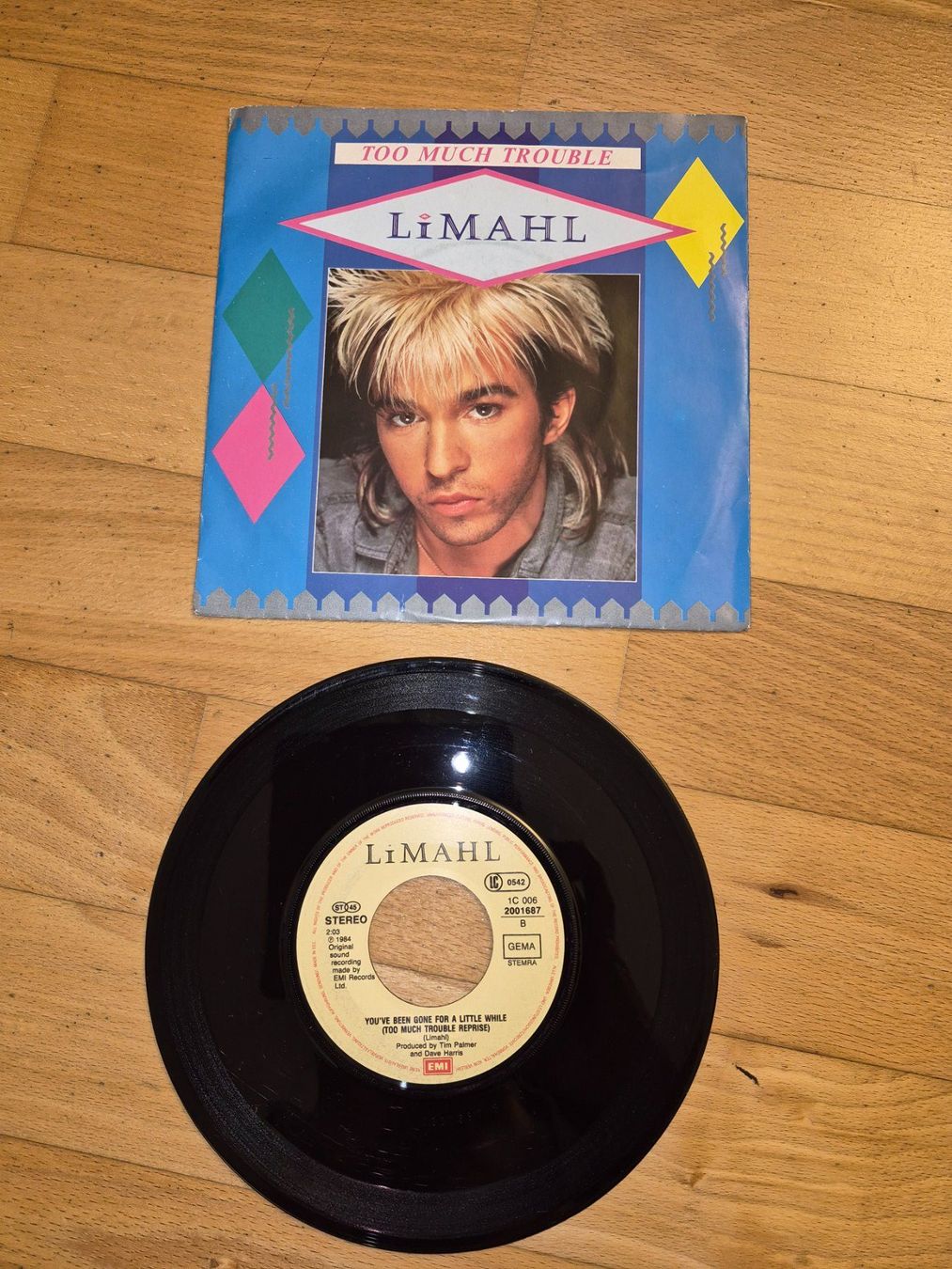 Dischi in vinile: Limahl - Too much Trouble - Single 1984 – Usato da Egg b. Zürich venduto da orwell1984 1