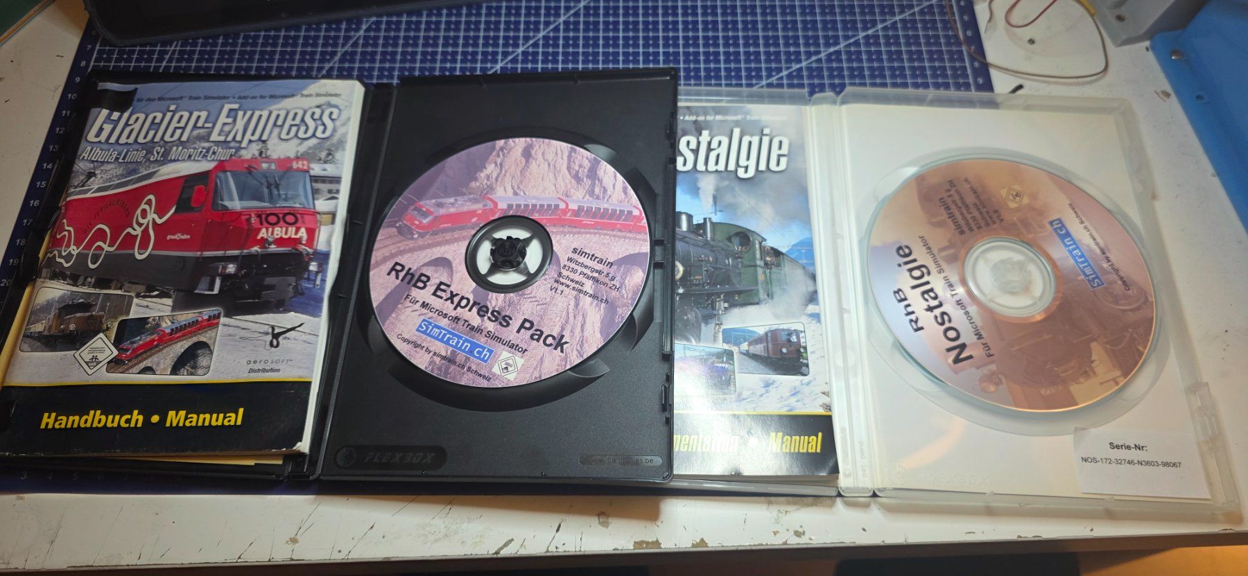 Modellini di ferrovie: RhB Express Pack & RhB Nostalgie PC Spiel – Usato da Hochfelden venduto da Danizh0 2
