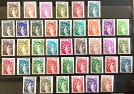 1978 - 81 / Frankreich – France - Div.  Sabinerin  **