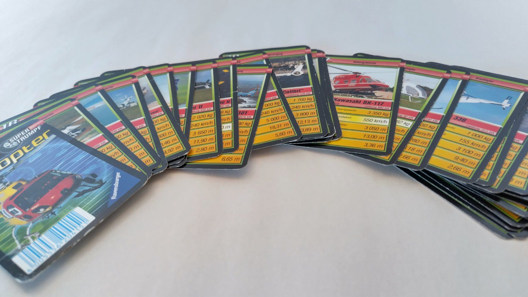 Ravensburger Spiele: Helikopter Quartett - Action Helicopter / Ravensburger ©2000 – Gebraucht aus Bellach von JingleJerry 8