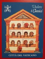 VATIKAN VEDERE I CLASSICI BUCHMALEREI KUNST BLOCK 1997**