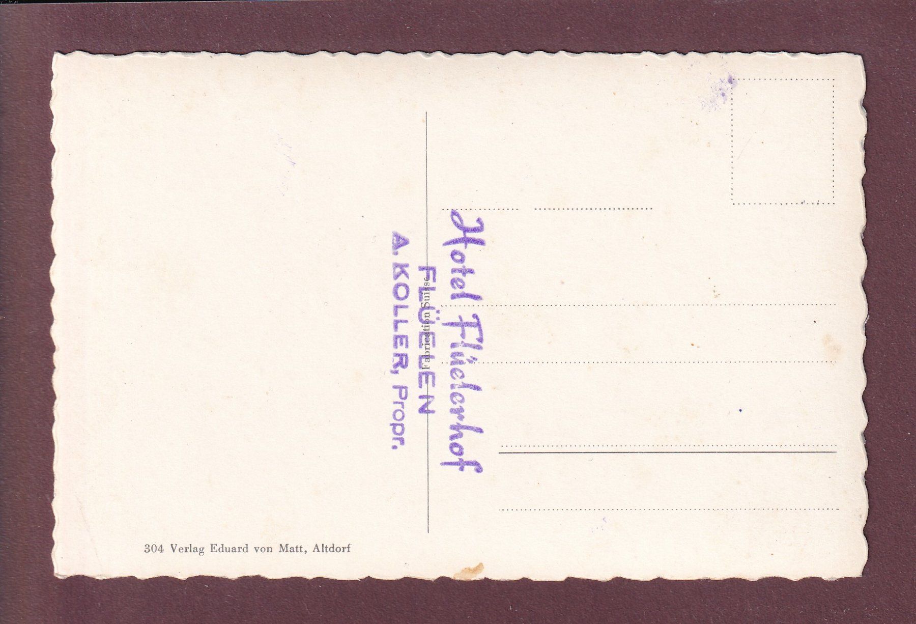 Cartoline postali: URI ROTSTOCK - Schlieren – Usato da Pully venduto da nicecards 1