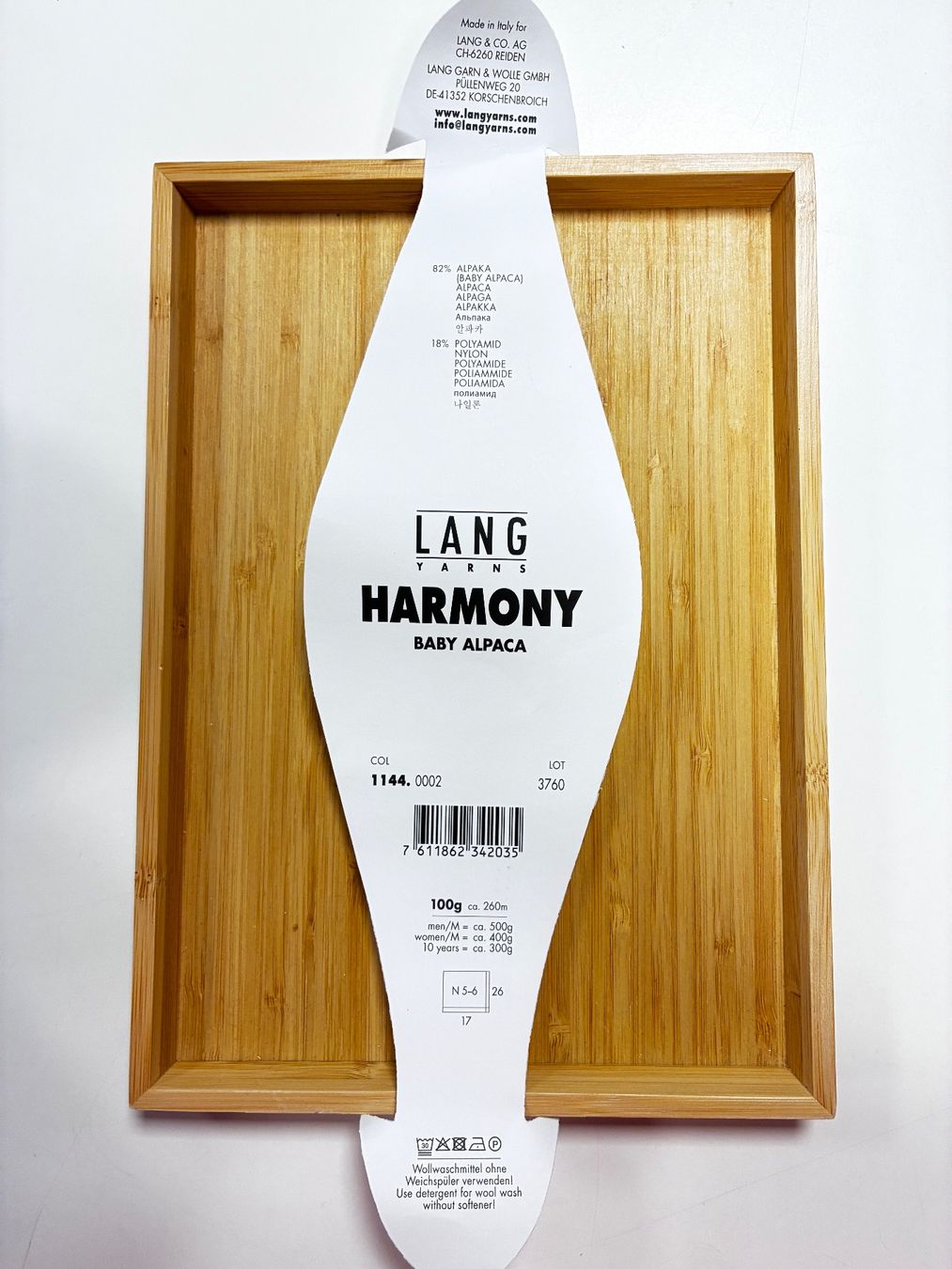 Lang Yarns Laine: Harmony von Lang Yarns – Neuf avec emballage d'origine à Gelterkinden par Ankilu73 2