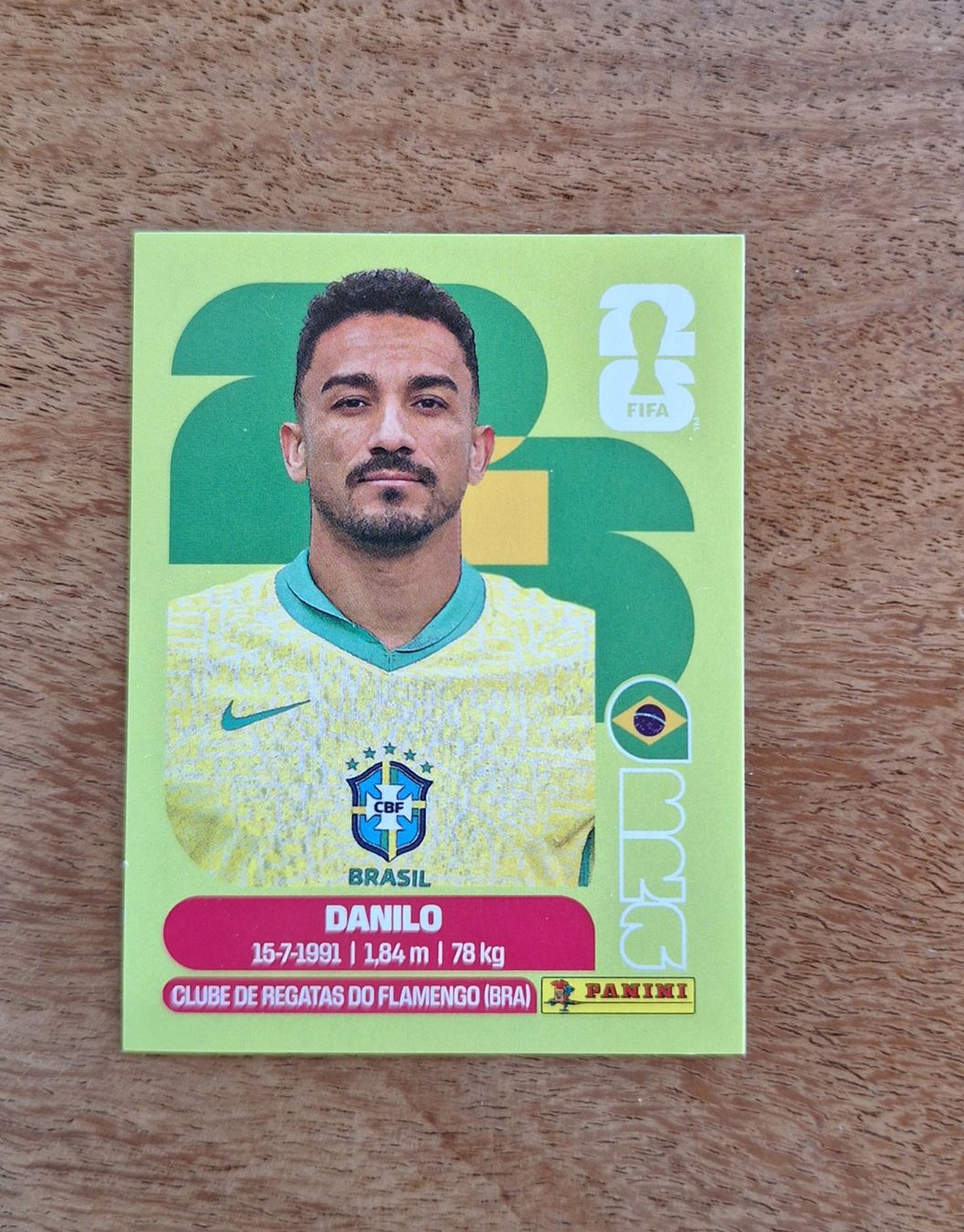Panini Sammelbilder & Trading cards: Panini DANILO BRA 7 – Neu (gemäss Beschreibung) aus Romanens von Crocette