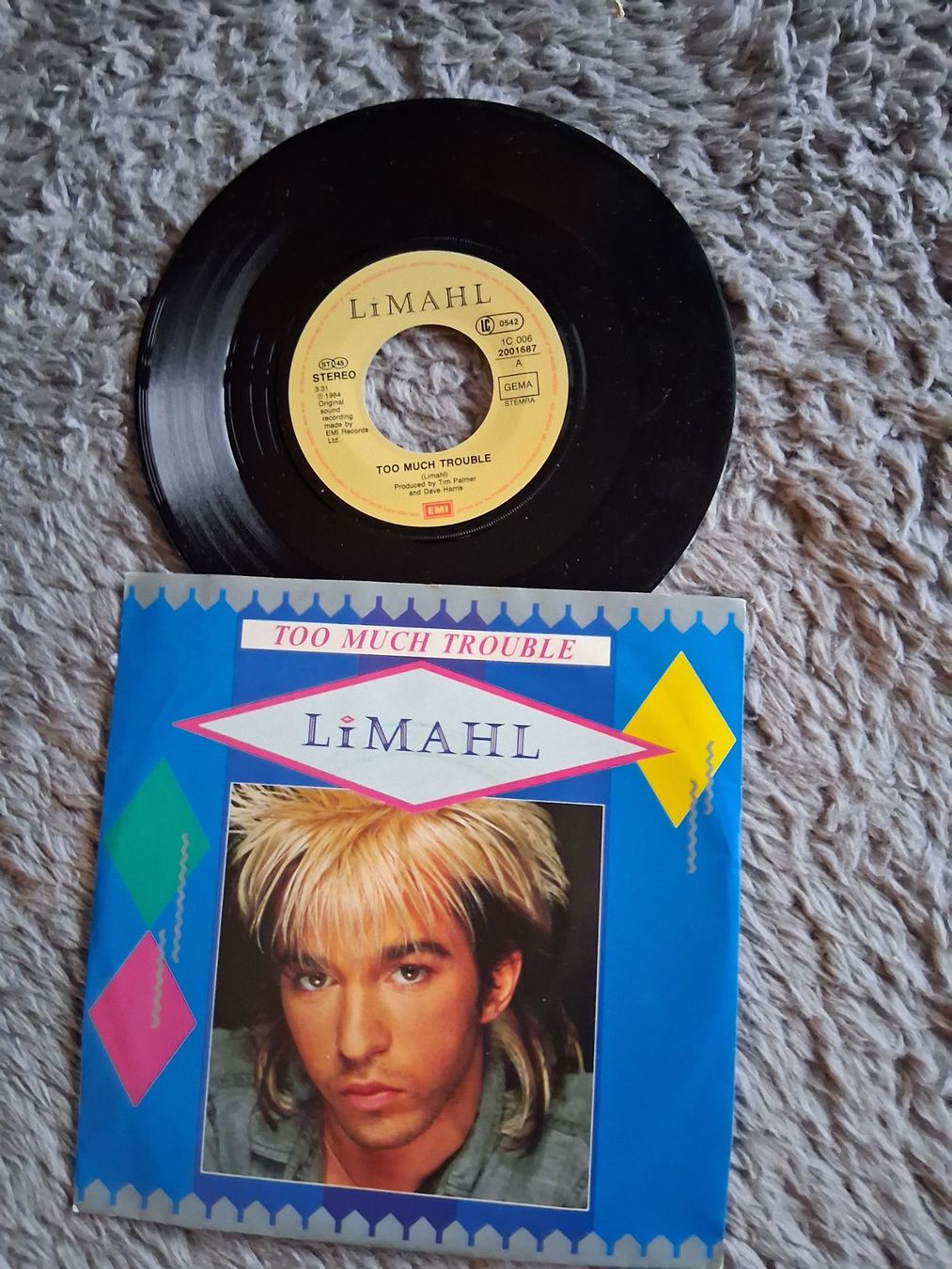 Dischi in vinile: LIMAHL     TOO MUCH TROUBLE   7NER  SINGLE – Usato da Wetzikon ZH venduto da Ramones01