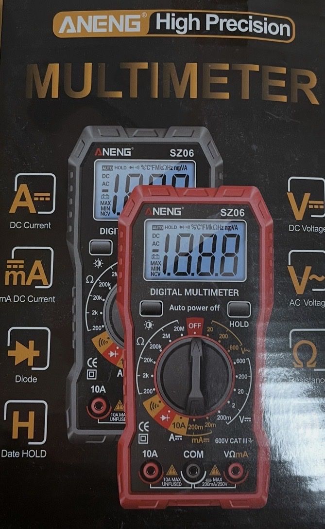 Misurare: ANENG SZ06 Digital Multimeter – Getestet – Nuovo (secondo la descrizione) da Uzwil venduto da Arto-19 2