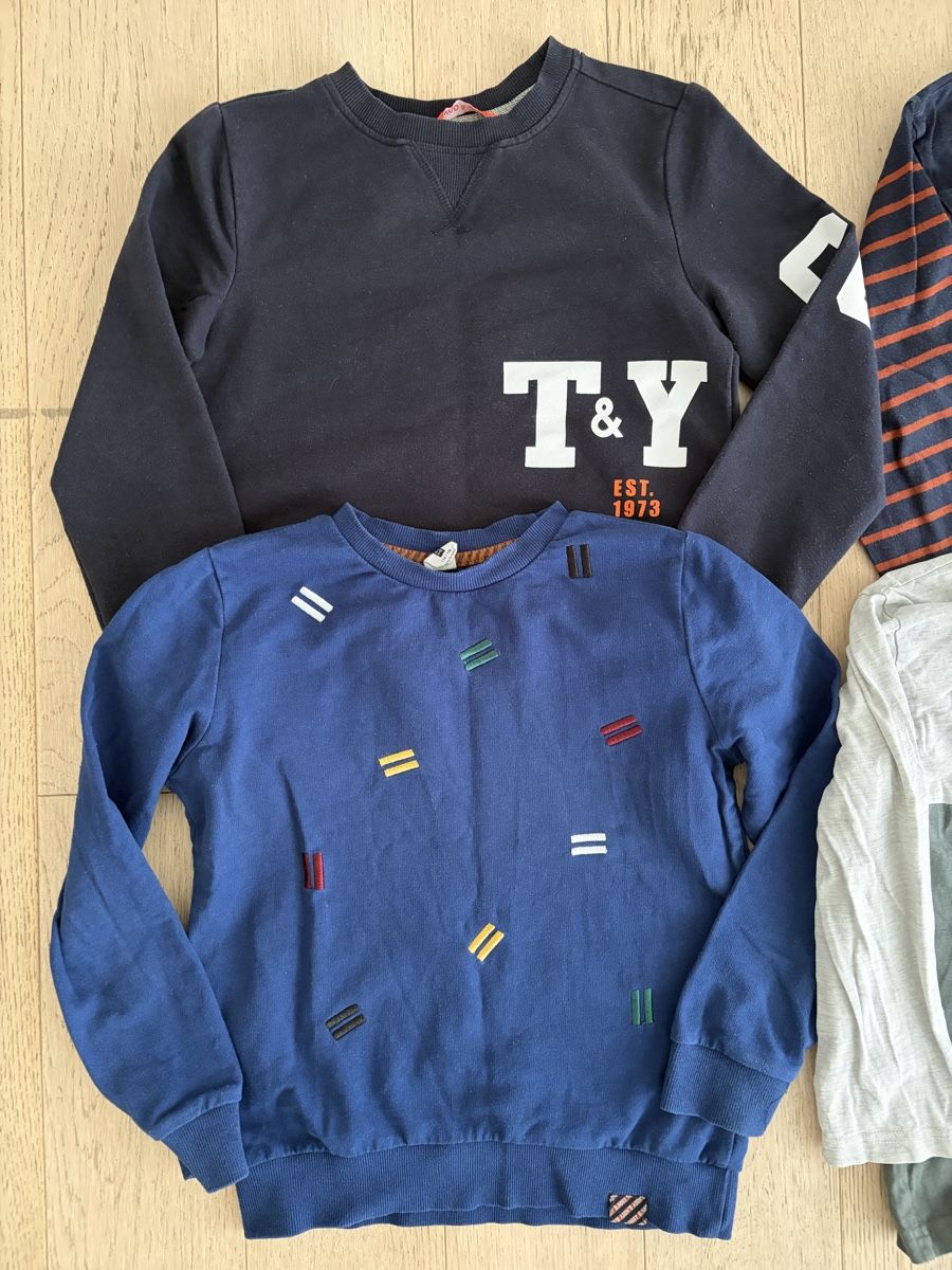 Vertbaudet Lotti & Set di vestiti: Langarmshirt Pullover Paket Jungen Gr 134 – Usato da Mies venduto da jw_18 1