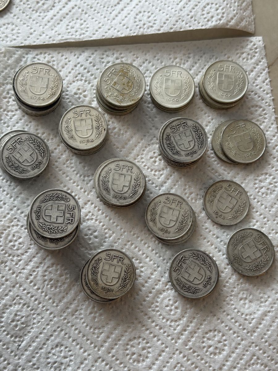 Tutti le monete: 65 stuck 5 fr silber – Usato da Kollbrunn venduto da Jani2015