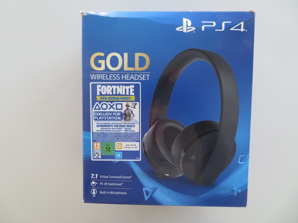 ps4 gold wireless headset