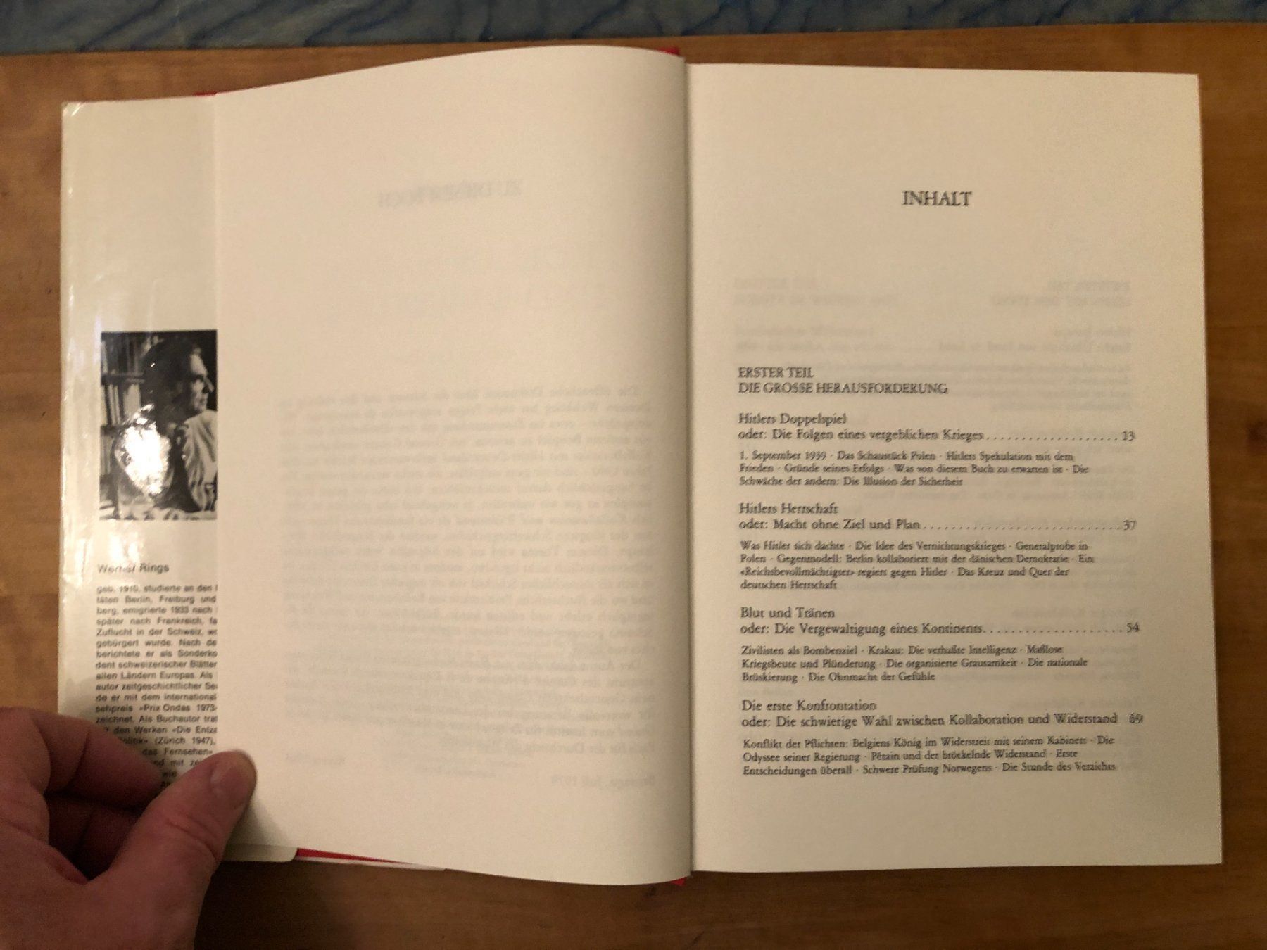 Livres: W. Rings: Kollaboration und Widerstand – D'occasion à Zürich par allp 3