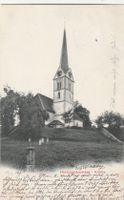 Herzogenbuchsee-Kirche-Karte gelaufen 1904