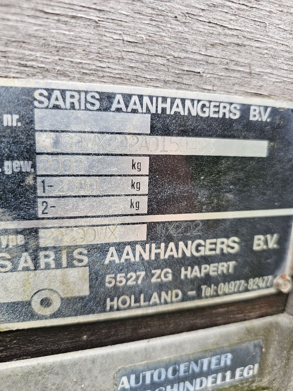 Rimorchi: Saris Anhänger, defekt – Difettoso da Dussnang venduto da mech30 4