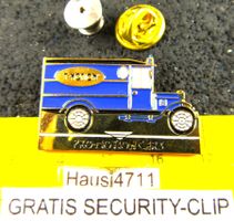 T'MOTION PROMO-CAR OLDTIMER PIN GOLDIG MIT SECURITY-CLIP