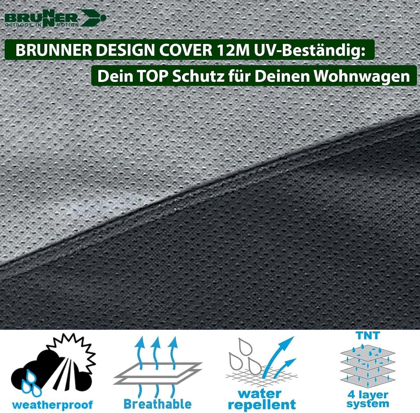 Coperture: Brunner Caravan Cover Design 12M 600-650 – Nuovo e nell'imballaggio originale da Bottighofen venduto da zaap 3