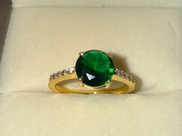 Bague Émeraude Coquette