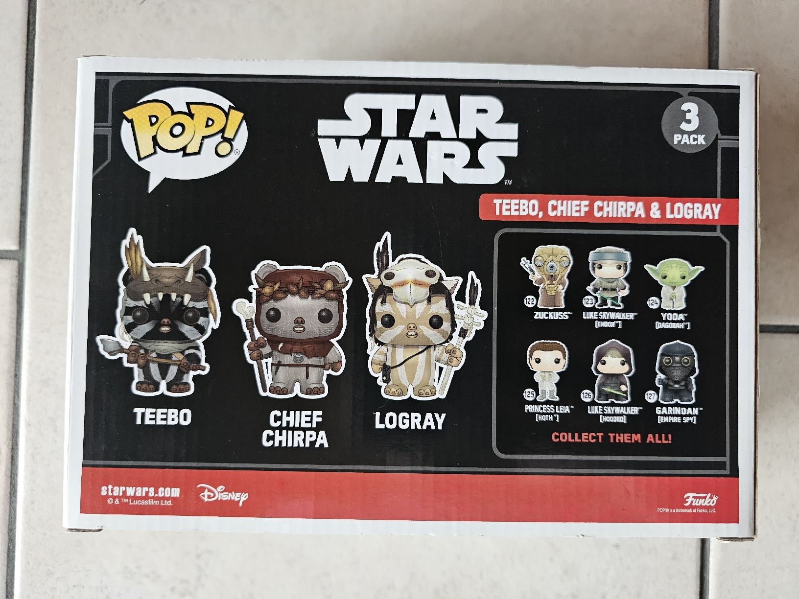 Funko Statuette: Funko Pop Star Wars Teebo, Chief Chirpa & Logray / Fabrikneu – Nuovo e nell'imballaggio originale da Schneisingen venduto da backstore24 3