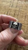 💀Skull Fingerring Edelstahl Grösse 9