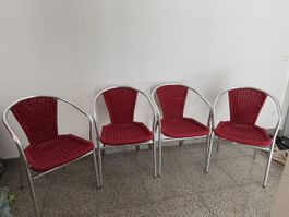 4 Stühle für Garten, Terrasse, Balkon - Top Zustand! (54)